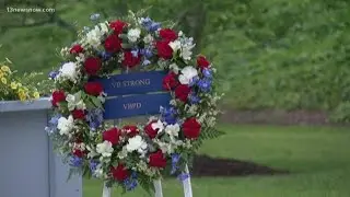 Touching tributes at Municipal Center Building 2