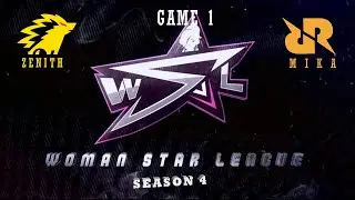Game 1 RRQ MIKA VS ONIC ZENITH | WOMAN STAR LEAGUE S4 REGULAR SEASON WEEK 1 DAY 2