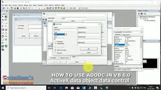 VB 6.0, ADODC CONNECTION USING TO ACCESS VISUAL DATA MANAGER, Use 1080 pixel mode