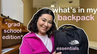 WHAT'S IN MY BACKPACK 2025 📚 GRAD SCHOOL ESSENTIALS 🎧💞