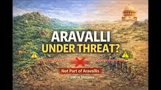 Aravalli Ranges: Geography, Importance & Supreme Court Controversy Explained!!