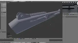 Blender 3D - Modeling #31 M4 Super 90 - Part 7