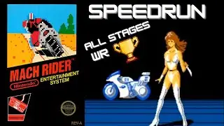 Mach Rider All Stages WR Run 0:09:30. Now I see why no one runs this game...