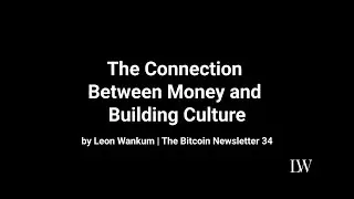 Связь между деньгами и формированием культуры. Автор: Леон Ванкум | Информационный бюллетень о би...