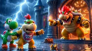 Oh No..! Bowser Kicks Bowser Jr. Out of the Castle Because of Yoshi! | Super Mario Odyssey Story