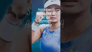 Philippines Ambassador To  The UAE Supports Alex Eala . #tennis #alexeala #shorts