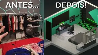 REFORMANDO MEU QUARTO GAMER! com MY DREAM SETUP! EP-1