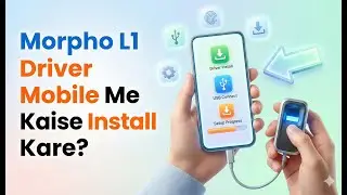 मोबाइल में Morpho L1 डिवाइस कैसे Install करें? | L1 Device Error Fix | Mobile Setup 2025 #tech