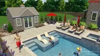 Durham, NH - Gunite Pool & Spa
