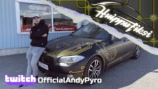 BMW yliteippaus | Twitch striimaaja AndyPyron auton yliteippaus