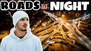 Roads in Night 🚗🚦 !! Silent traffic 🔥✨!! Kazakhstan Roads 🔷