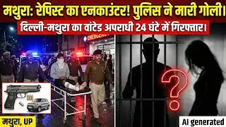Mathura Police Encounter: रेप का आरोपी ओमप्रकाश मुठभेड़ में गिरफ्तार | UP Crime News​