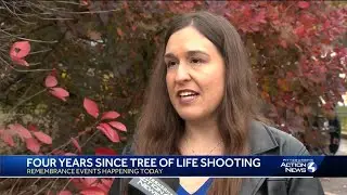 Community pays respects to Tree of Life victims four years later