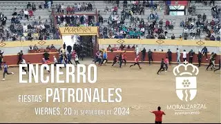 Encierro del viernes, 20 de septiembre. Fiestas Patronales de Moralzarzal 2024