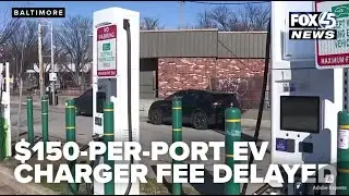 Maryland delays $150-per-port EV charger fee amid backlash from Tesla, Rivian and others