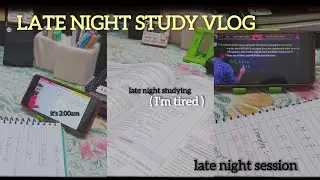 Late night study in winters🥶📚 |study vlog⏰🗓️|aesthetic study table✨🎀🌷#rrb #ssc #rrbntpc #ssccgl #btc