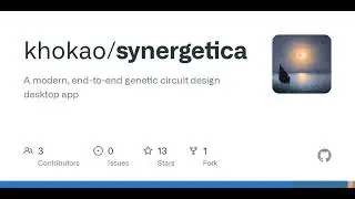 GitHub - khokao/synergetica: A modern, end-to-end genetic circuit design desktop app