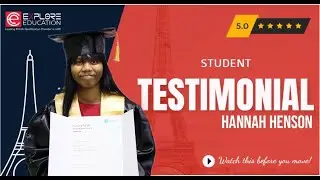 Student Testimonial | Hannah Henson | Level 2 Business | Sharing her Journey at Explore.