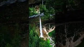 Beautiful Peričnik waterfall and Vrata valley in Triglav natural park Slovenia #slovakia #slovenia