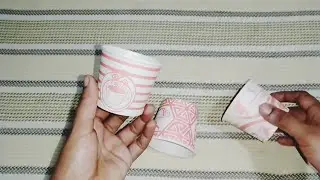 paper cup craft | Disposable glass reusing | old CD reusing idea |DIY|best out of waste|Art&Craft