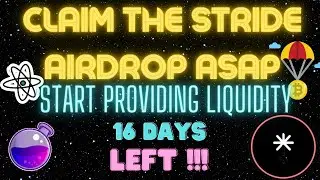 HOW TO CLAIM THE STRIDE AIRDROP FOR ATOM JUNO OSMO STAKERS