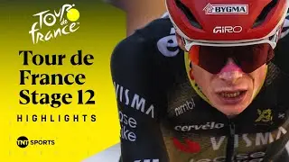DOMINATION ON HAUTACAM CLIMB! 🔥 | Men's Tour de France Stage 12 Race Highlights | TNT Sports Cycling