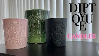DIPTYQUE earthenware pottery Candles (FIGUIER - BAIES - ROSES)