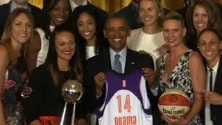 President Obama Honors 2014 WNBA Champions