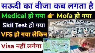 Medical हो गया Mofa हो गया Skil Test हो गया VFS हो गया लेकिन Visa नहीं लगा | Saudi Visa Stamping 