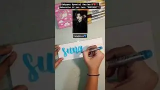 Sunghoon💙 #kpop #trending #calligraphy #rashiscreativejunction #sunghoon #enhypen #knife #engene