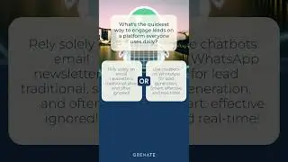 Unlock Instant Engagement: Harness WhatsApp Chatbots for Lead Generation Today