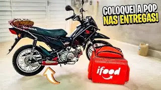 COLOQUEI A POP110 NAS ENTREGAS, NÃO DEU BOM