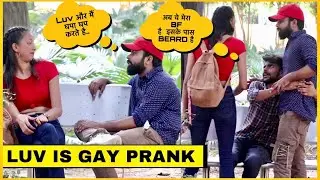 Prank on Ashna ( Luv's Girlfriend) ft. Corrupt Tuber  | BB Pranks | Anubhav Golia