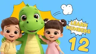 Learn Numbers 1 to 5 with Dino 🦖 | Counting Stars for Kids