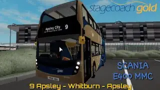 [SC GOLD E400 MMC] 9 Apsley - Whitburn - Apsley [ROUTE VISUAL] | Apsley V4 | Roblox