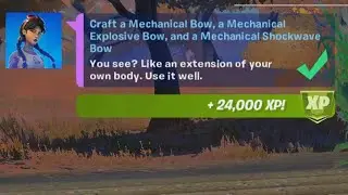 Craft a Mechanical Bow, a Mechanical Explosive Bow and a Mechanical Shockwave Bow