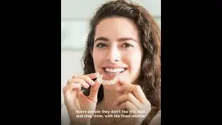 Importance of the retainers after the orthodontic treatment to maintain the teeth in place#dentist