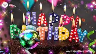 Animated Happy Birthday Gif Wishes with Music for Whatsapp Status Facebook Twitter Instagram