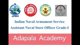Indian Naval Armament Service, Naval Store Officer Grade-1 || Part 4