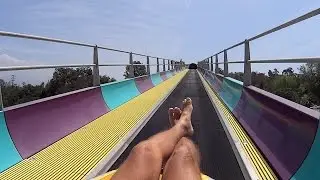 Big Aqua Rocket Slide at Raging Waters Los Angeles