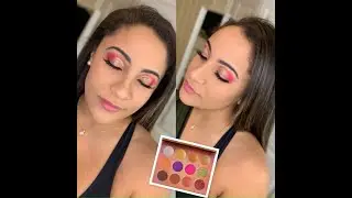 Colorful Glittery Eyes | Pur Cosmetics Festival Palette