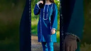 mirror work dress#shorts Girls dress# Beautiful mirror work on girls shirt#Youtube shorts