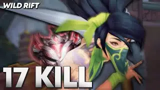 GRANDMASTER AKALI 17 KILL - Wild Rift