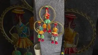 Panjabi figurines/wall art idea/metal art/figurines/lady wall decor/instrumental musician/craftkriti