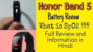 Honor Band 5 Battery Life and SpO2
