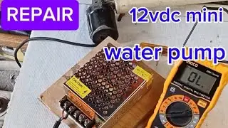 REPAIR; 12VDC mini water pump.tapusin nyo ang video para may matutuhan kayo sa pagrerepair.