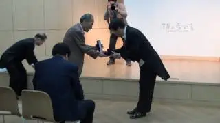 박광태회장님 고문작곡가님 위촉패 증정 및 내빈소개
