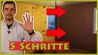 Lehmputz auf Holzfaserplatten auftragen: Beachte die 1 Sache!