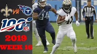 Saints vs. Titans | NFL Week 16 Highlights