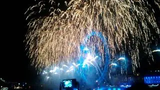 2014-2015 London Fireworks @ Westminster Bridge